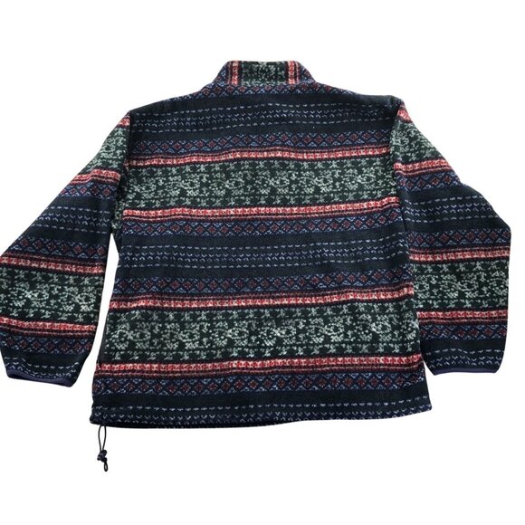 Van Heusen Mens Fleece Jacket Size XL Fleece Pullover Nordic Quarter Zip Cozy - Picture 2 of 11